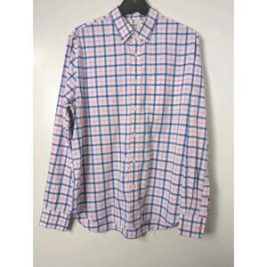 Bonobos Button Down Shirt Size M Long Sleeve Plaid 100% Cotton